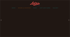 Desktop Screenshot of lostlakecafe.com